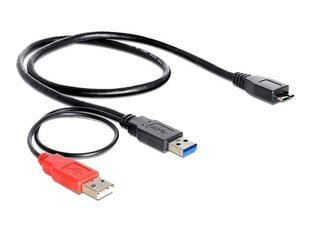 Delock, USB-A/Micro USB-B, 20 см цена и информация | Кабели и провода | pigu.lt