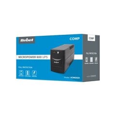 Rebel UPS 360W 600VA 230V 50Hz kaina ir informacija | Nepertraukiamo maitinimo šaltiniai (UPS) | pigu.lt