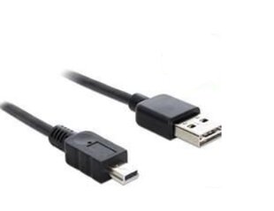 Delock, Mini USB-USB, 1m kaina ir informacija | Kabeliai ir laidai | pigu.lt