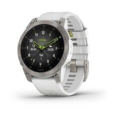 Garmin epix Gen 2 Sapphire White Titanium/Carrera White 47мм цена и информация | Смарт-часы (smartwatch) | pigu.lt