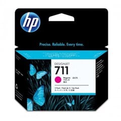 Картридж для струйного принтера HP 711 (CZ135A), фиолетовый цена и информация | Картриджи для струйных принтеров | pigu.lt