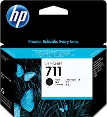 Картридж для струйного принтера HP 711 HC (CZ133A), черный цена и информация | Картриджи для струйных принтеров | pigu.lt