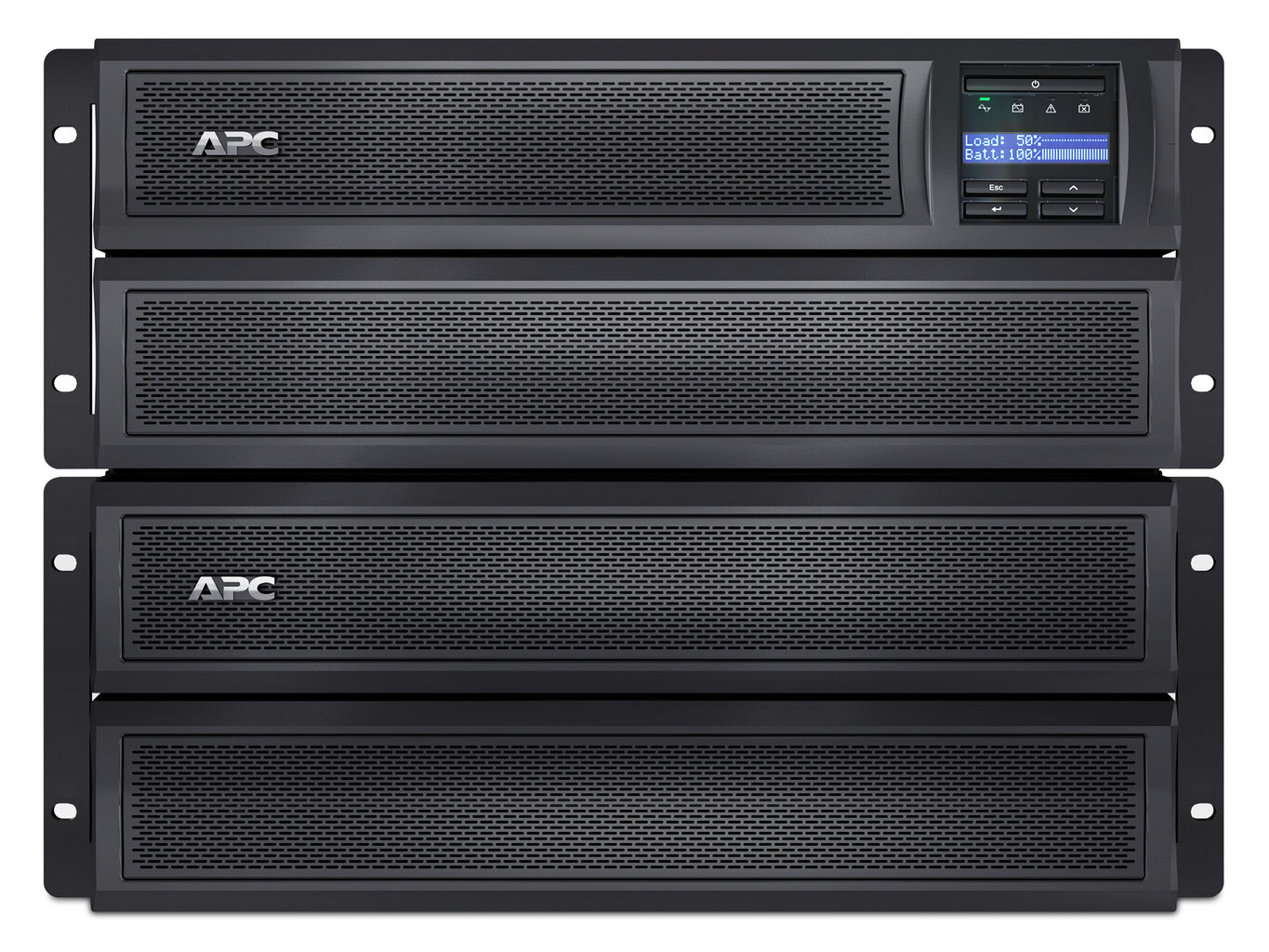 APC - SMX3000HVNC SMART X 3000VA R2T 4U LCD + AP9631 kaina ir informacija | Nepertraukiamo maitinimo šaltiniai (UPS) | pigu.lt
