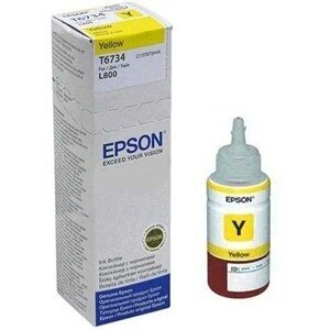 Epson T6734 YELLOW 70ml skirtas L800 цена и информация | Kasetės rašaliniams spausdintuvams | pigu.lt