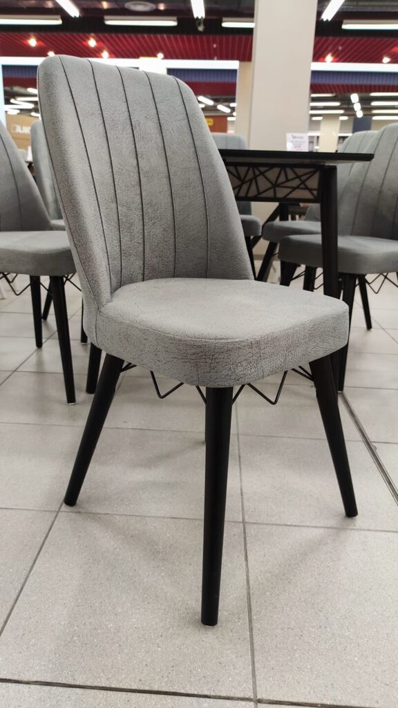 6-ių kėdžių komplektas Bali Grey kaina ir informacija | Virtuvės ir valgomojo kėdės | pigu.lt