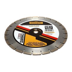 Deimantinis pjovimo diskas Baumajster, 350x10x2,54 mm kaina ir informacija | Mechaniniai įrankiai | pigu.lt