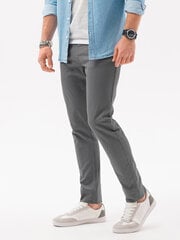 Мужские брюки чинос Омбре P1059, серые цена и информация | Мужские брюки | pigu.lt