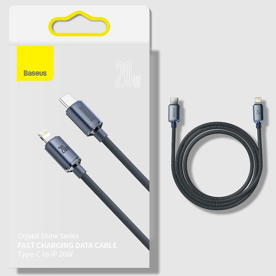 Baseus laidai telefonams USB C 20W 1.2m kaina ir informacija | Laidai telefonams | pigu.lt