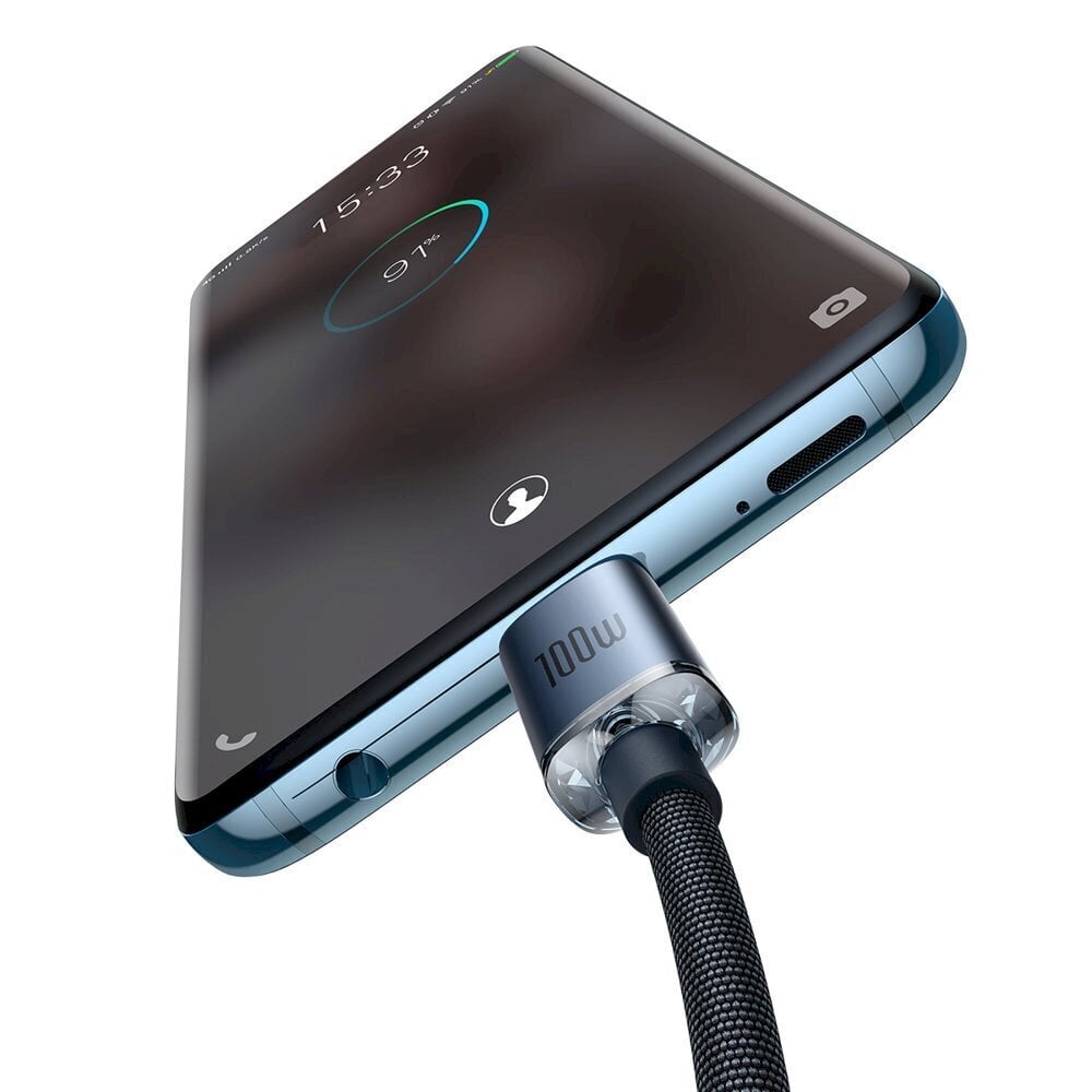 Baseus laidai telefonams USB C, 100W 2m kaina ir informacija | Laidai telefonams | pigu.lt