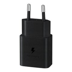 Зарядное устройство Samsung 15W Power Adapter EP-T1510NBEGEU Black (EU Blister) цена и информация | Зарядные устройства для телефонов | pigu.lt