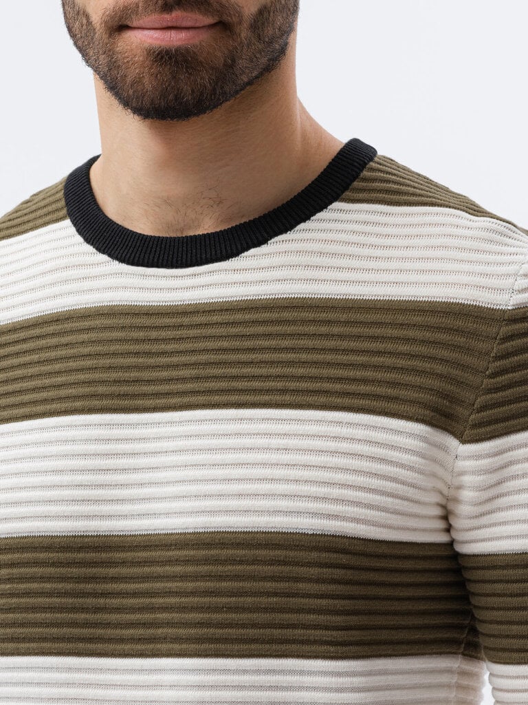 Vyriškas megztinis Ombre E189, žalias kaina ir informacija | Megztiniai vyrams | pigu.lt