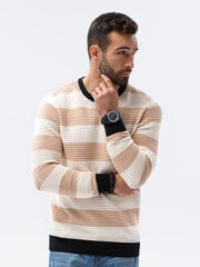 Мужской свитер Ombre E189, бежевый цена и информация | Мужские свитера | pigu.lt