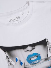 Marškinėliai moterims Guess, balti kaina ir informacija | Marškinėliai moterims | pigu.lt