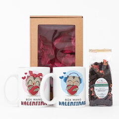 Dovanų rinkinys "Valentino porelė" kaina ir informacija | Originalūs puodeliai | pigu.lt