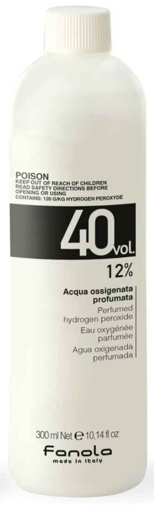 Kreminis oksidantas Fanola Creamy Oxidants 40 Vol 12%, 300 ml цена и информация | Plaukų dažai | pigu.lt