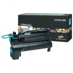 Картридж для принтера Lexmark (C792X1CG) Return, синий цена и информация | Картриджи для лазерных принтеров | pigu.lt