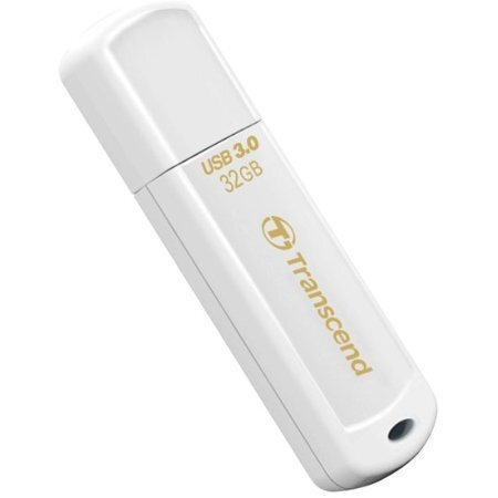 Atmintinė Transcend JetFlash 730, 32GB USB 3.0, balta kaina ir informacija | USB laikmenos | pigu.lt