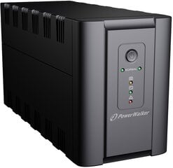 PowerWalker UPS POWER WALKER LINE-INTERACTIVE 2200VA 2X 230V PL + 2X IEC OUT, RJ11 / RJ45 IN / OUT, USB kaina ir informacija | Nepertraukiamo maitinimo šaltiniai (UPS) | pigu.lt