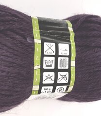 Mezgimo siūlai Lanoso Zerda 100g; spalva tamsiai violetinė 959 kaina ir informacija | Mezgimui | pigu.lt