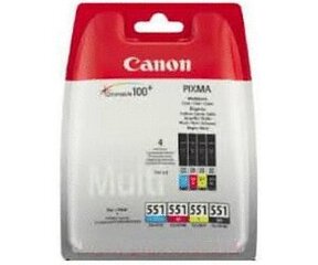 CANON CLI-551cmybk spalvų komplektas kaina ir informacija | Canon Kompiuterinė technika | pigu.lt