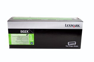 Lazerinė kasetė Lexmark 502X (50F2X00) Return, juoda kaina ir informacija | Kasetės lazeriniams spausdintuvams | pigu.lt