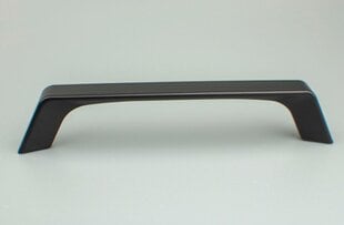 Rankena, metalinė, juoda «Aranova -Black» 128 mm kaina ir informacija | Baldų rankenėlės | pigu.lt