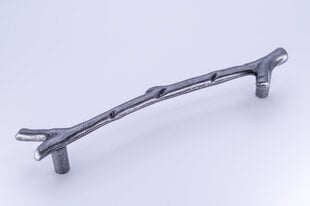 Ручка, металлическая "Лапландия" графитовая серая. 96 мм цена и информация | Ручки для мебели | pigu.lt