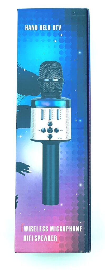 Belaidis Bluetooth Karaoke mikrofonas Q136 Su šviesos efektais kaina ir informacija | Mikrofonai | pigu.lt