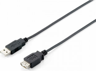 Equip USB/USB-A, 5 m kaina ir informacija | Kabeliai ir laidai | pigu.lt