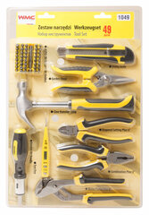 Įrankių rinkinys 49 dalių, WMC tools, 1049 kaina ir informacija | Mechaniniai įrankiai | pigu.lt