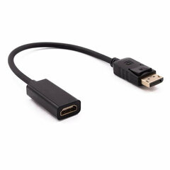 Адаптер для DisplayPort на HDMI Nilox NXADAP02 Чёрный цена и информация | Адаптеры, USB-разветвители | pigu.lt