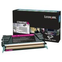 Spausdintuvo kasetė Lexmark HC (C748H1MG) Return, purpurinė kaina ir informacija | Kasetės lazeriniams spausdintuvams | pigu.lt