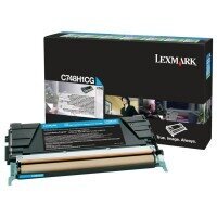 Spausdintuvo kasetė Lexmark HC (C748H1CG) Return, žydra kaina ir informacija | Kasetės lazeriniams spausdintuvams | pigu.lt
