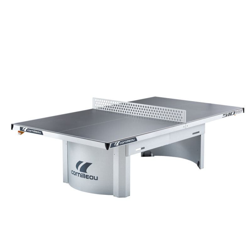 Teniso stalas Cornilleau PRO 510M Outdoor, 60 mm, pilkas kaina ir informacija | Stalo teniso stalai ir uždangalai | pigu.lt