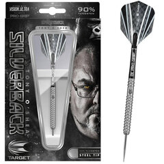 Smiginio strėlytės Target Darts Tony Oshea G2 steel, 24 g, sidabrinės kaina ir informacija | Smiginis | pigu.lt