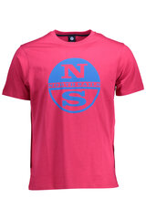 Футболка мужская North Sails, розовая цена и информация | Мужские футболки | pigu.lt