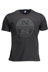 Футболка мужская North Sails, черная цена и информация | Мужские футболки | pigu.lt