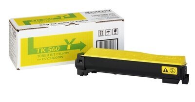 Kyocera TK-560 (1T02HNAEU0), geltona kasetė kaina ir informacija | Kasetės lazeriniams spausdintuvams | pigu.lt