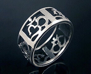 Серебряное кольцо - размер #18 цена и информация | Кольцо | pigu.lt
