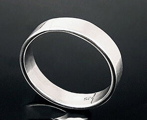 Sidabrinis žiedas - #18.5 dydis kaina ir informacija | Žiedai | pigu.lt