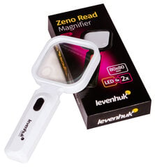 Padidinimo stiklas Levenhuk Zeno Read ZR10 balta spalva kaina ir informacija | Kanceliarinės prekės | pigu.lt
