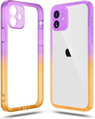 Чехол ColorFul Hard Case For iPhone 11, фиолетовый/оранжевый цена и информация | Чехлы для телефонов | pigu.lt