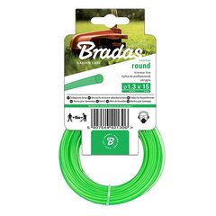 Леска для триммера Bradas TRIMMER Round, 2.7мм x 100м цена и информация | Запчасти для садовой техники | pigu.lt