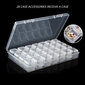Plastikinė dėžutė 28 skyrelių kaina ir informacija | Deimantinės mozaikos | pigu.lt