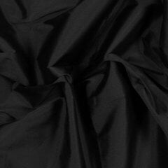 Подкладочная полиэфирная ткань с антистатиком 150 см, 1 м, цвет черный цена и информация | Ткани | pigu.lt