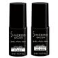 Rinkinys Sincero Salon Base coat Flexy 6 ml + Top coat No wipe 6 ml цена и информация | Nagų lakai, stiprintojai | pigu.lt