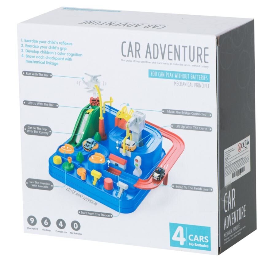 Interaktyvi automobilių trasa su kliūtimis цена и информация | Žaislai berniukams | pigu.lt