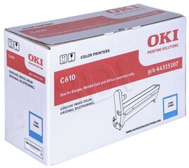 OKI C610, Cyan цена и информация | Картриджи для лазерных принтеров | pigu.lt