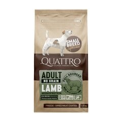 Quattro Small Breed Adult su ėriena mažų veislių šunims, 1,5kg kaina ir informacija | Sausas maistas šunims | pigu.lt