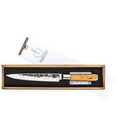 Японский стальной нож STYLE DE VIE Olive Forged Carving, 20.5 см (разделочный) цена и информация | Ножи и аксессуары для них | pigu.lt